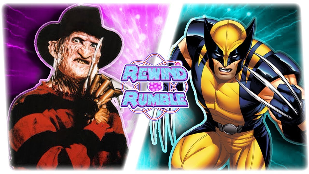 FREDDY KRUEGER vs WOLVERINE! (Nightmare on Elm Street vs Marvel) | REWIND RUMBLE