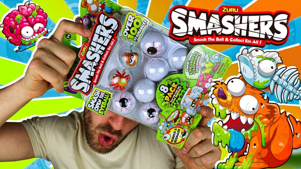 Smashers Series 2 Gross UNBOXING 2x 8 PACK 16 SMASHERS | Mega UNBOXING Smashers en Pe Toys