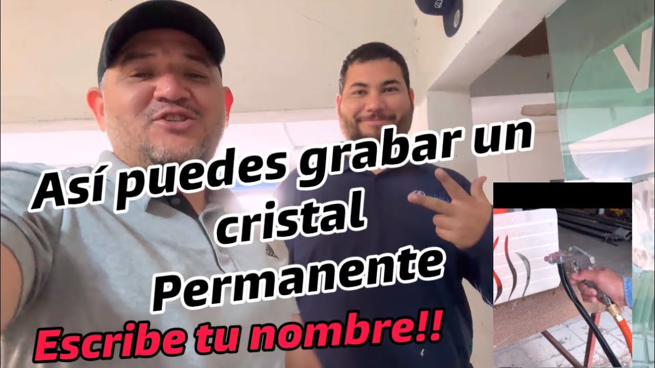 Como puedes hacer grabados en cualquier cristal herramientas y m&eacute;todo