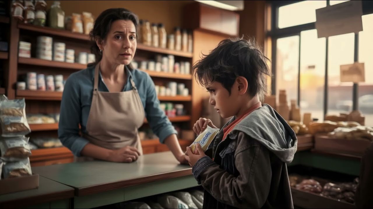 Mujer ve a niño robando comida de su tienda y queda impactada por lo que ve