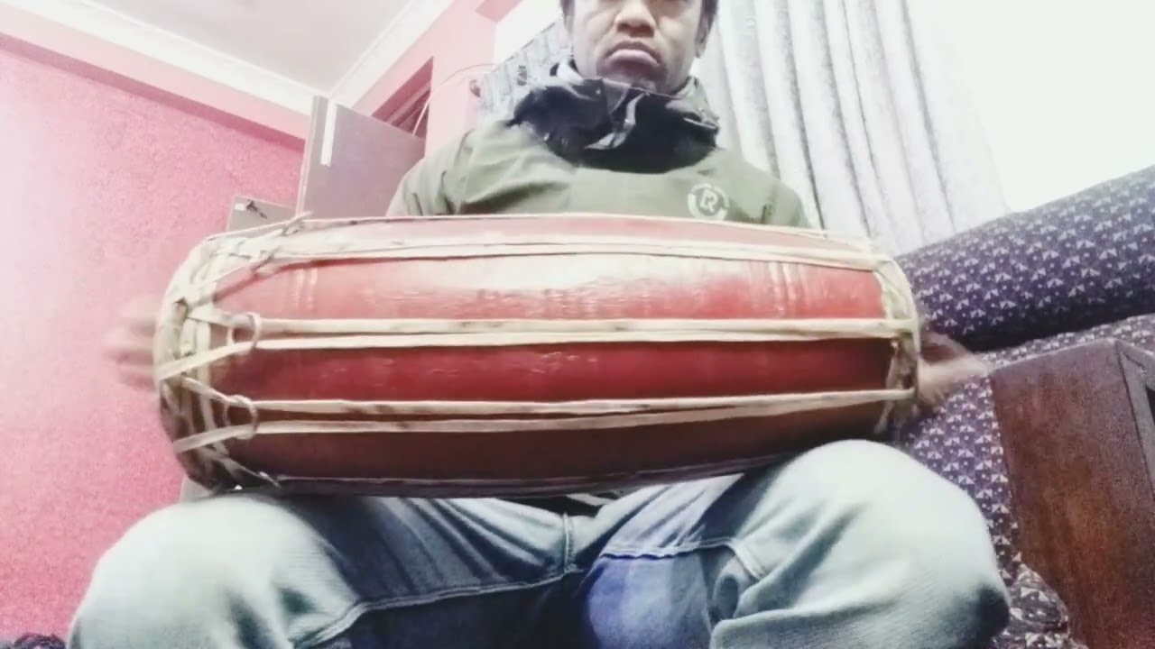८ मात्रा र ६ मात्राको तालमा मादल बजाउँदै | Playing Madal , 8 Matra & 6 Matra
