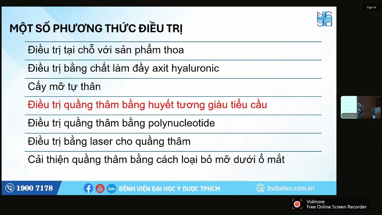 HIỆU QUẢ CỦA HUYẾT THANH THROMBIN, HUYẾT TƯƠNG GIÀU TIỂU CẦU TRONG LÀM ĐẦY RÃNH LỆ VÀ QUẦNG THÂM MẮT