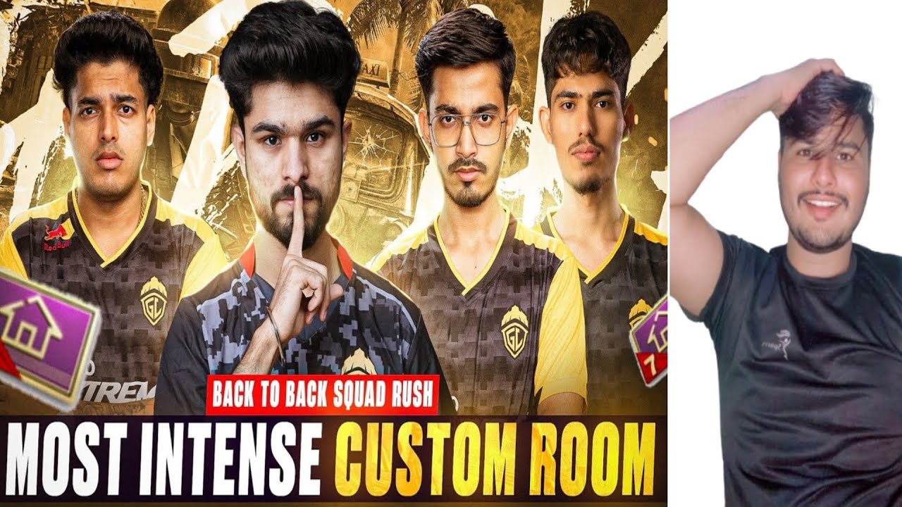 LolzZz PLAYED CUSTOM ROOM WITH TEAM GODLIKE ☠️ MY REACTION ￼