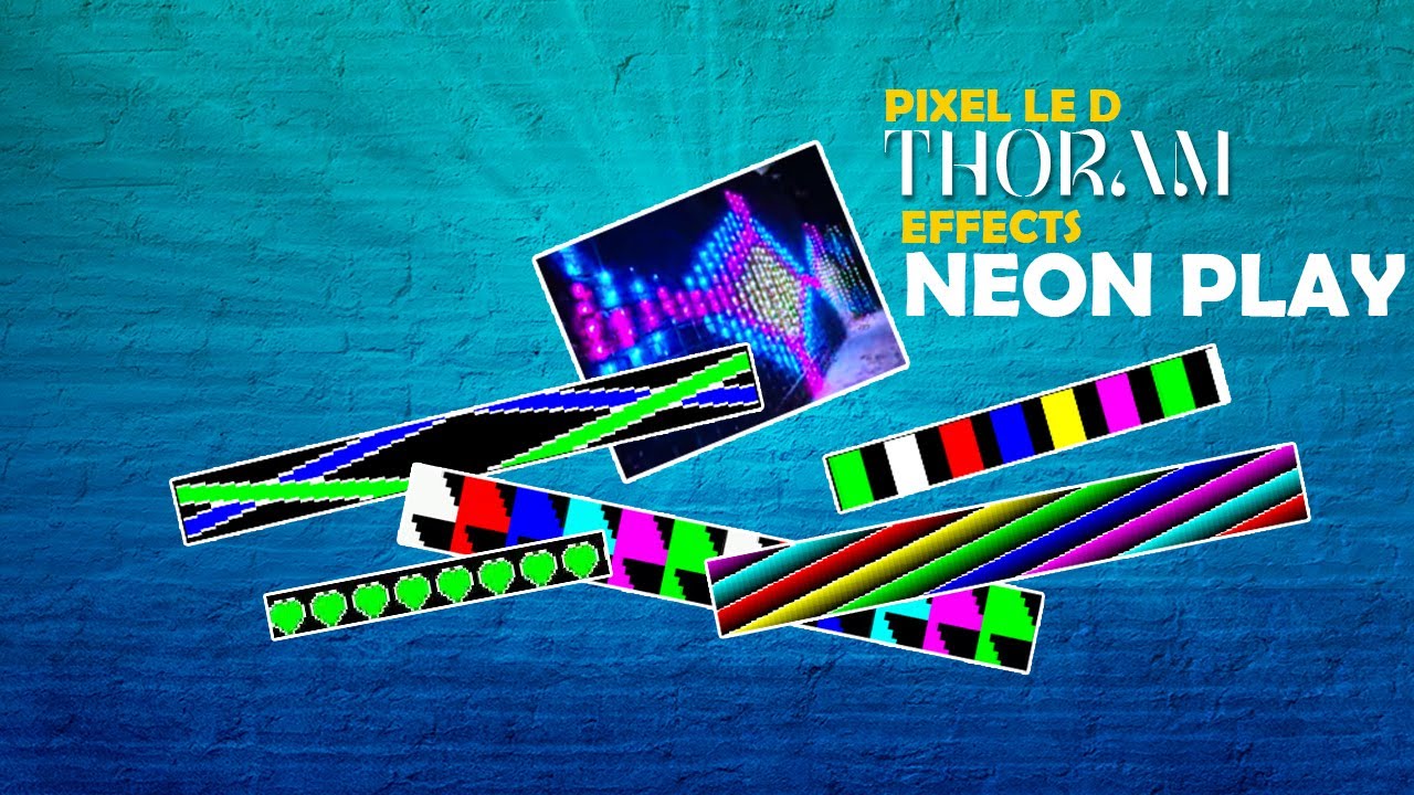 How to make thornam effects from neon play