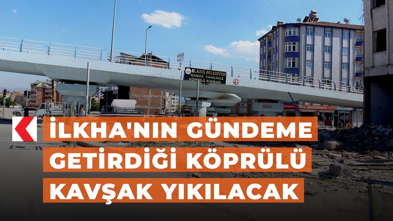 İLKHA'nın g&uuml;ndeme getirdiği k&ouml;pr&uuml;l&uuml; kavşak yıkılacak
