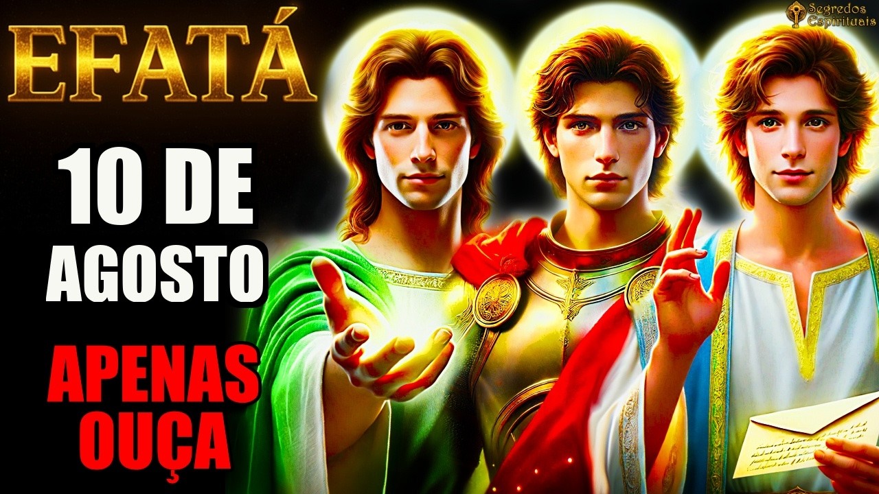 EFATÁ de São Miguel, São Rafael e São Gabriel ✨ Apenas Ouça para Milagre Financeiro, Cura e Proteção