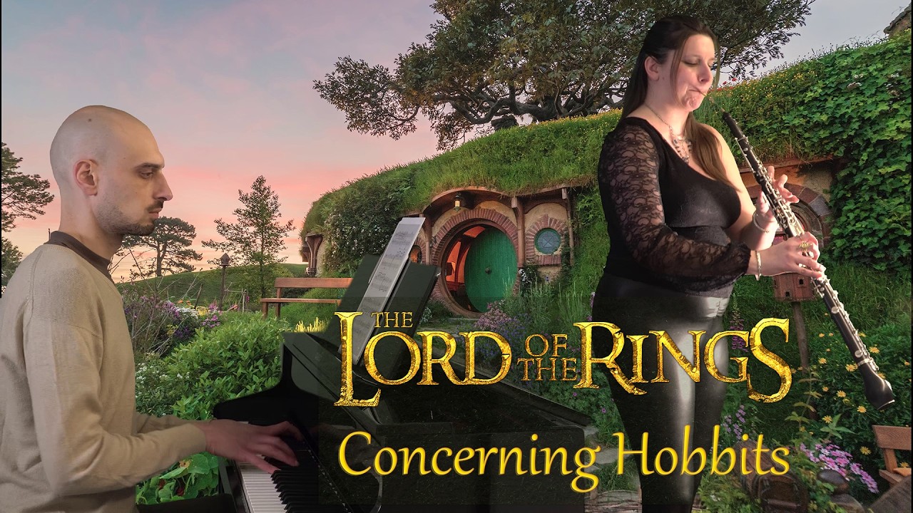 The Lord of the Rings - Concerning Hobbits (English horn - Piano)