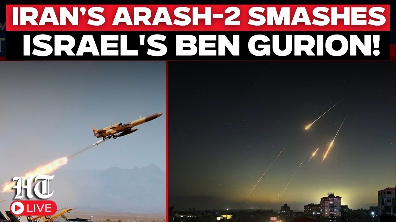 LIVE | Cheap Drone, Big Damage? Iran&rsquo;s Arash-2 Smashes Israel's Ben Gurion As Iron Dome Faces Test