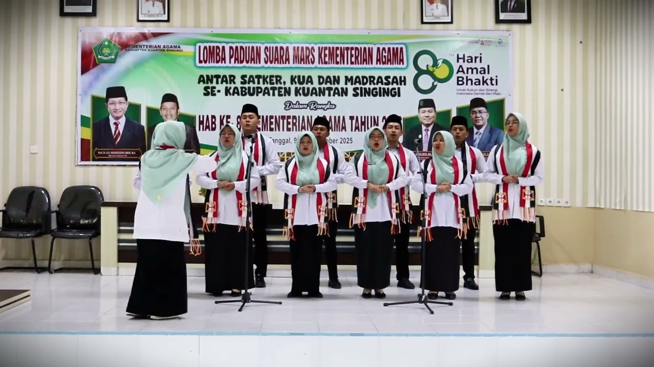 MARS KEMENAG | JUARA 1 LOMBA MARS KEMENAG DALAM RANGKA HARI AMAL BAKTI 2025 SE-KABUPATEN KUANSING