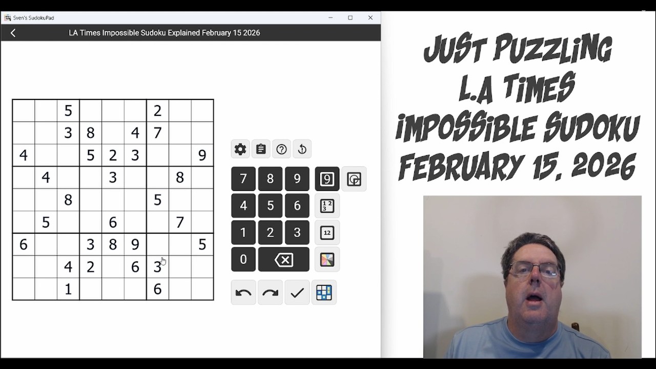 LA Times Impossible Sudoku February 15 2026