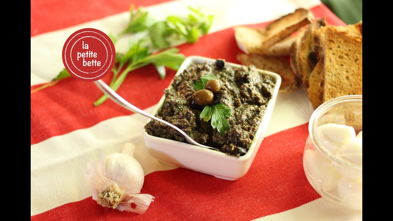 Tapenade aux olives simple et rapide