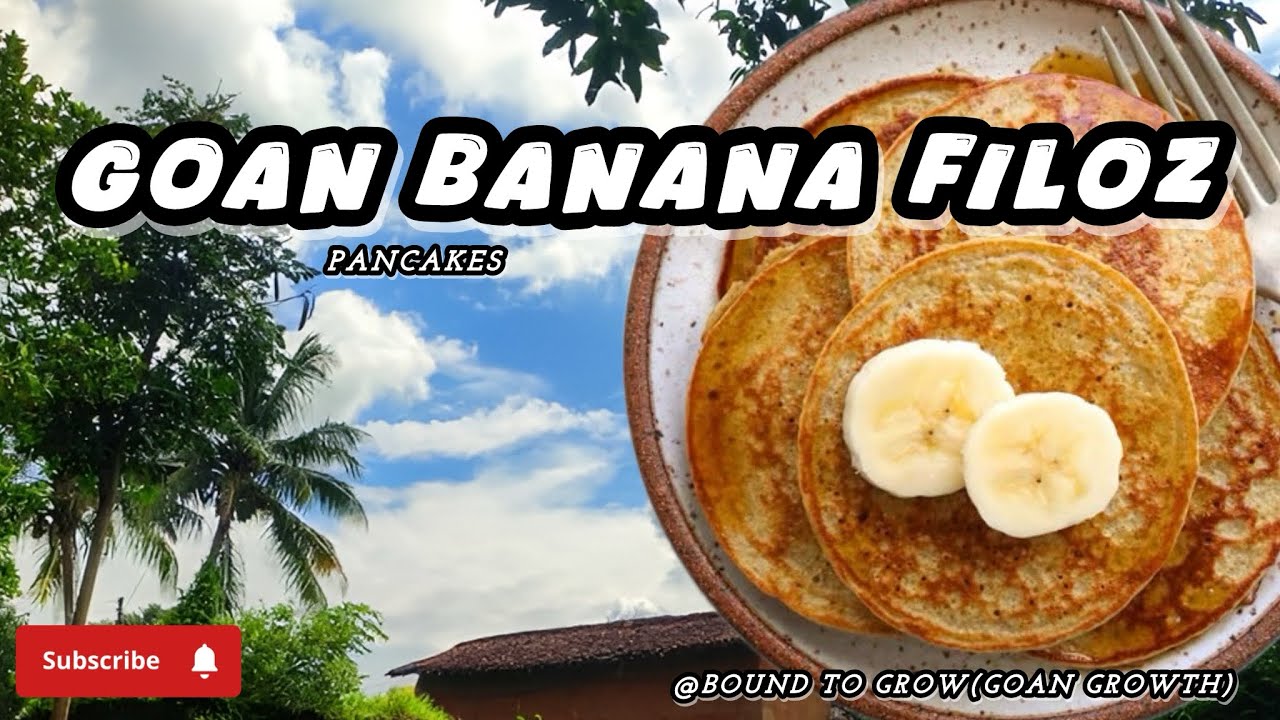 Goan Banana Filoz Recipe| Light & Full Snack Recipe| #banana #pancakes #filoz #cooking #goanfood 