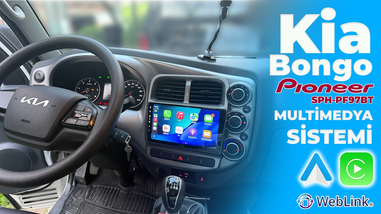 Kia Bongo 2004–2024 | CarPlay & Android Auto Destekli Pioneer Multimedya Montajı (22-1412)