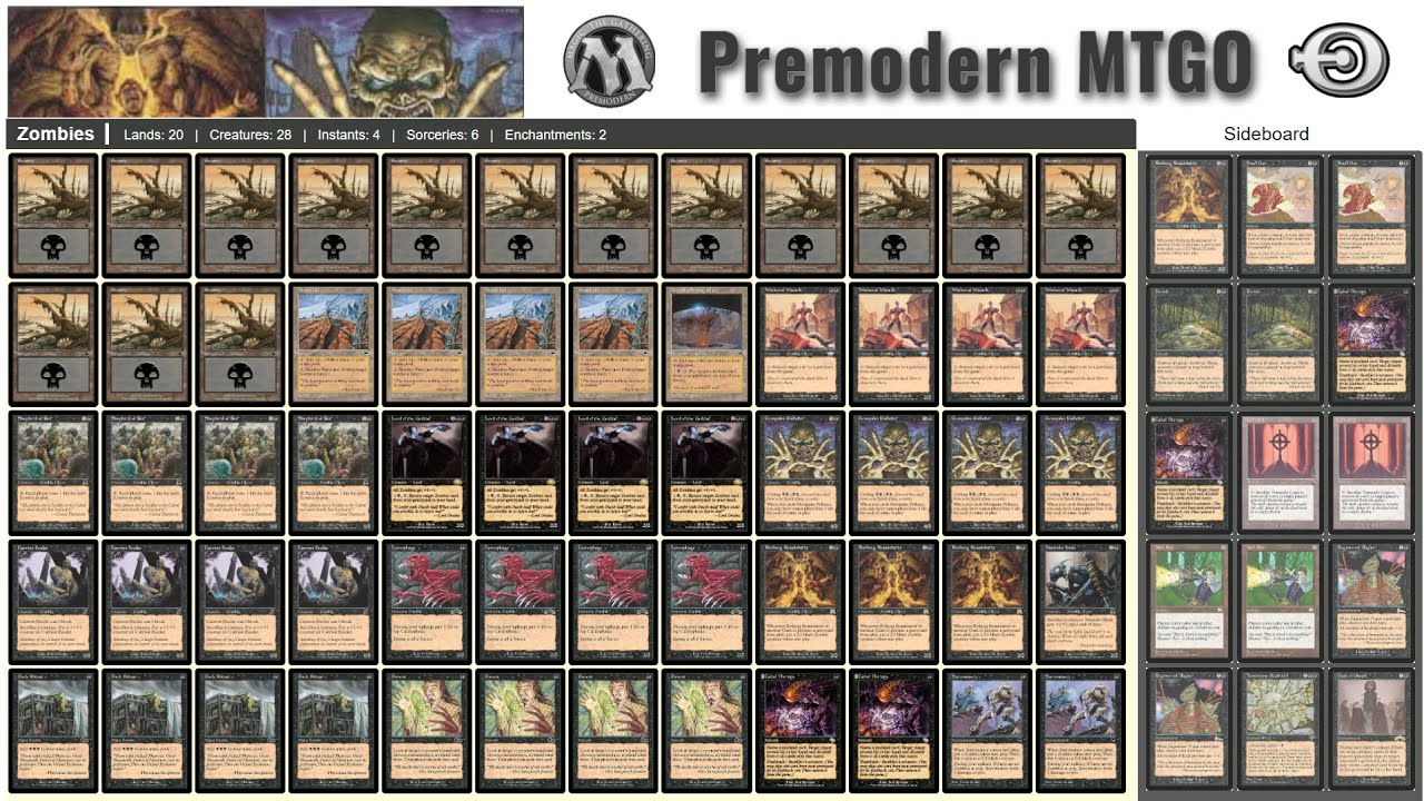 Premodern Test - Zombies vs The Rock