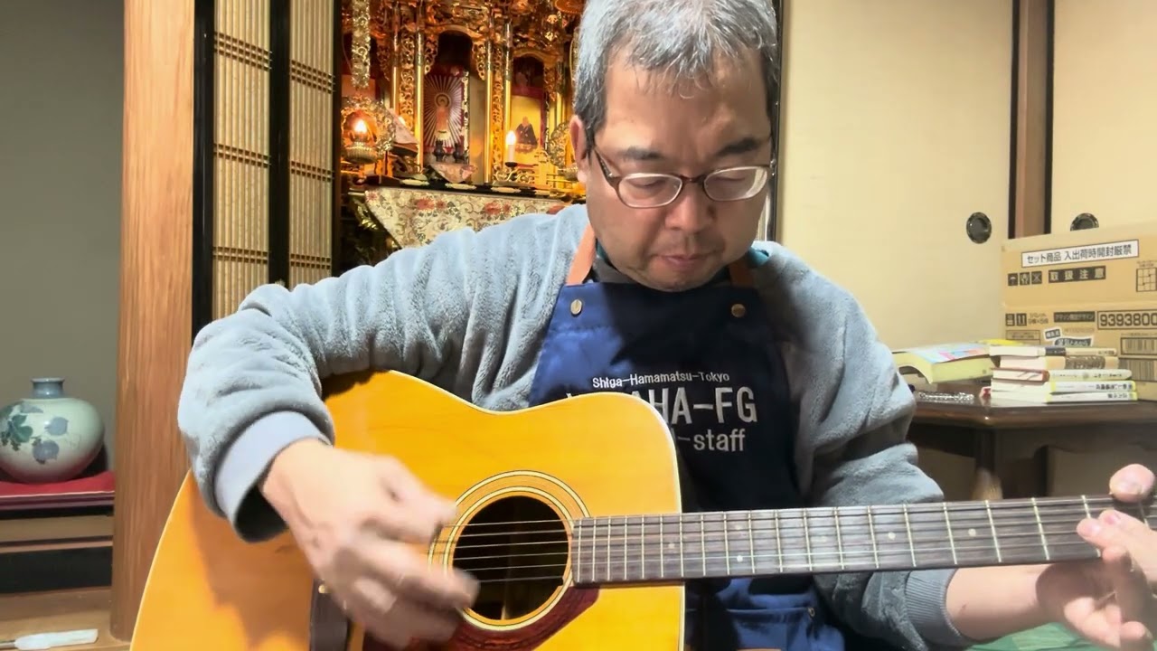YAMAHA FG-240（緑ラベル）落語 de FG