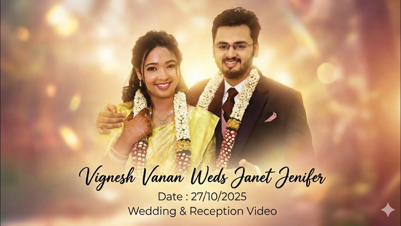 Vignesh Vanan Weds Janet Jenifer | 27.10.2025 | Wedding & Reception Video 