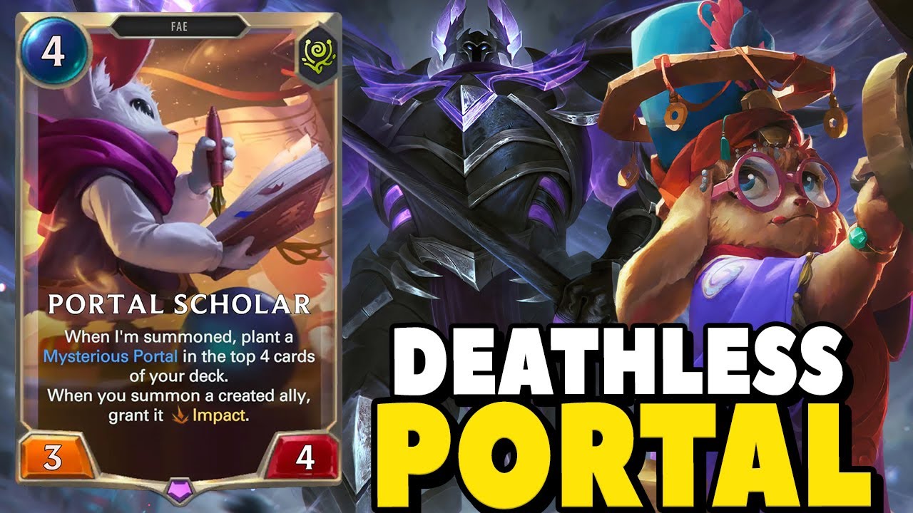 This Deathless Portal Deck is Amazing - Mordekaiser & Norra Deck - Legends of Runeterra