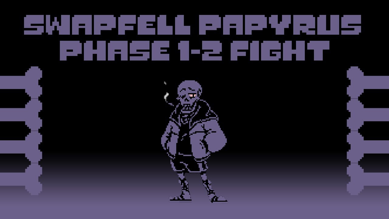 Undertale | swapfell papyrus | phase 1-2 fight completed