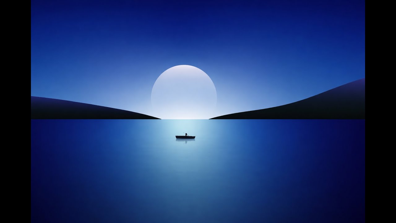 Calm Ocean Drift at Night | Ambient Sound for Sleep