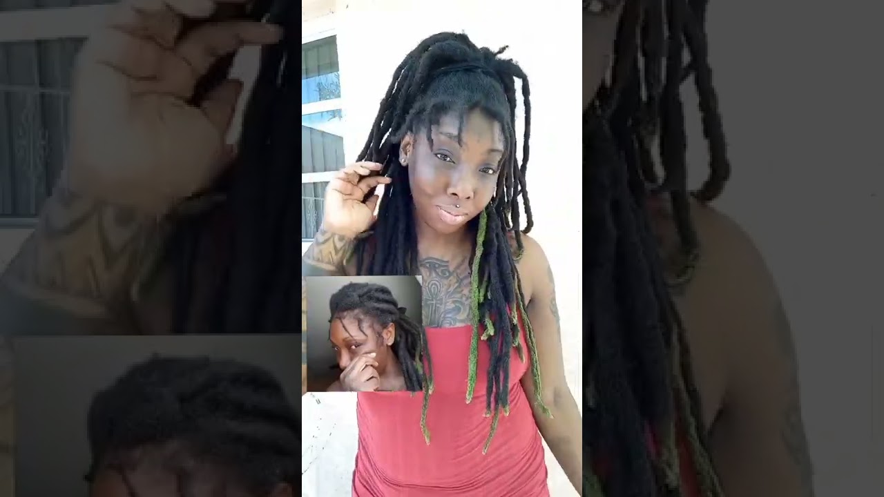 Baby locs growth in one year #babylocs #locstyles #semifreeformlocs #locs