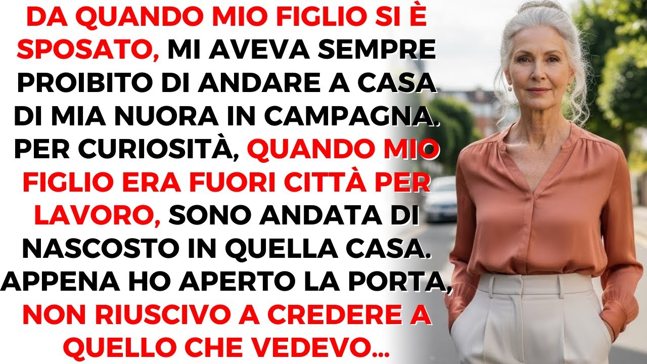 In Segreto Sono Andata A Casa Di Mia Nuora E, Aprendo La Porta, Rimasi Scioccata Da Ciò Che Vidi.