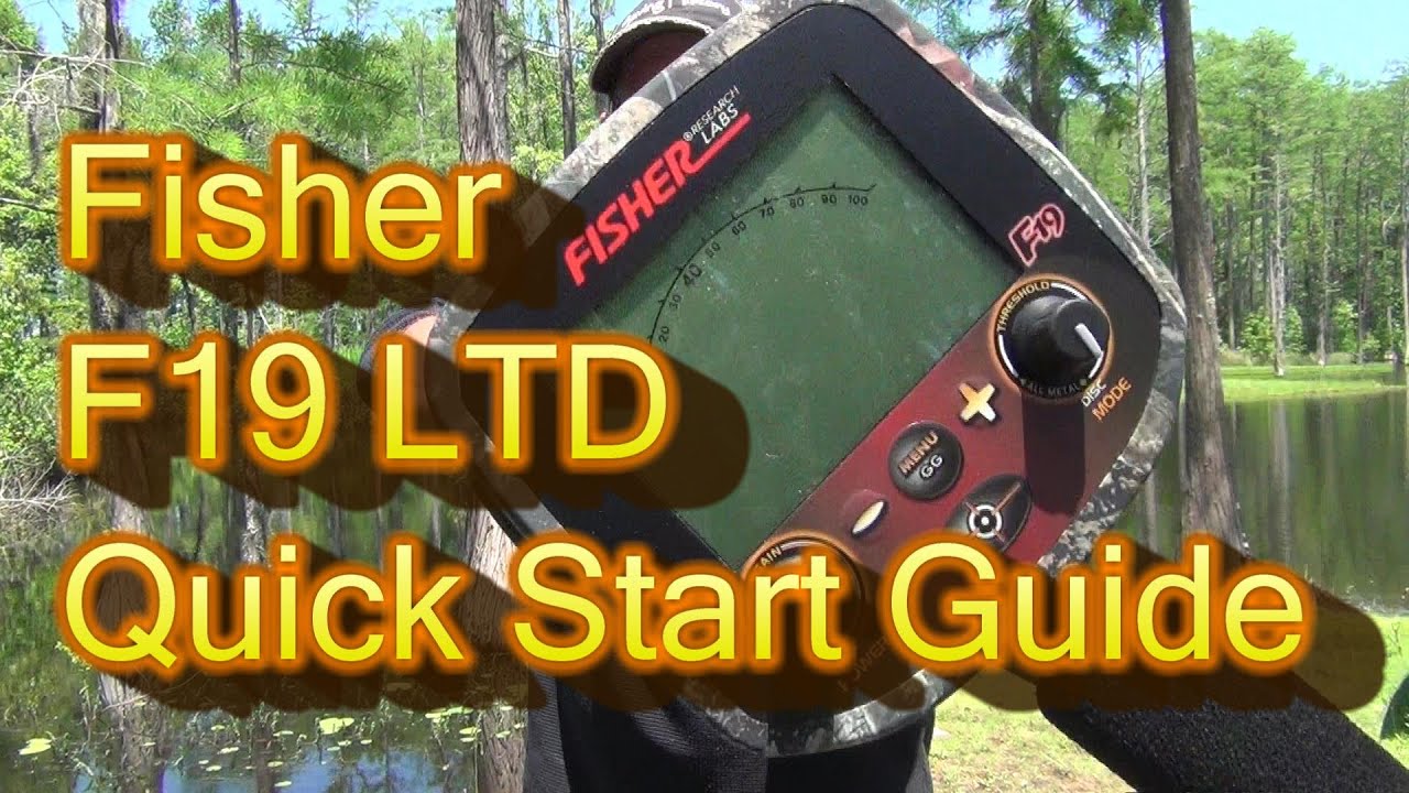 How to Set up the Fisher F19 LTD Metal Detector