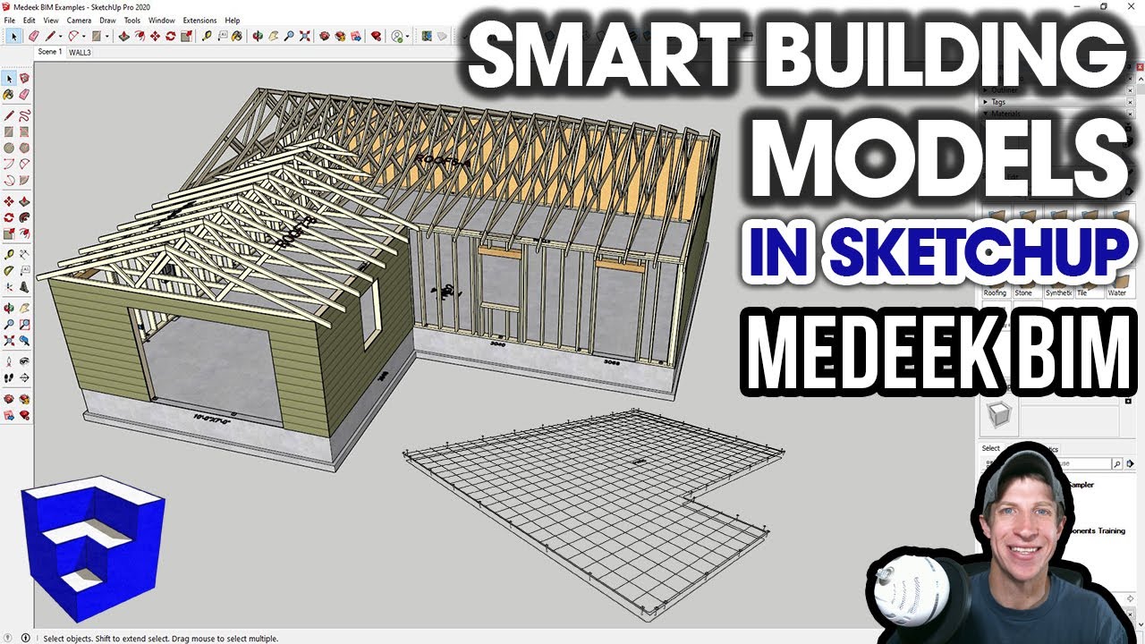 Easy FRAMING, Foundations, and Trusses with Medeek BIM!