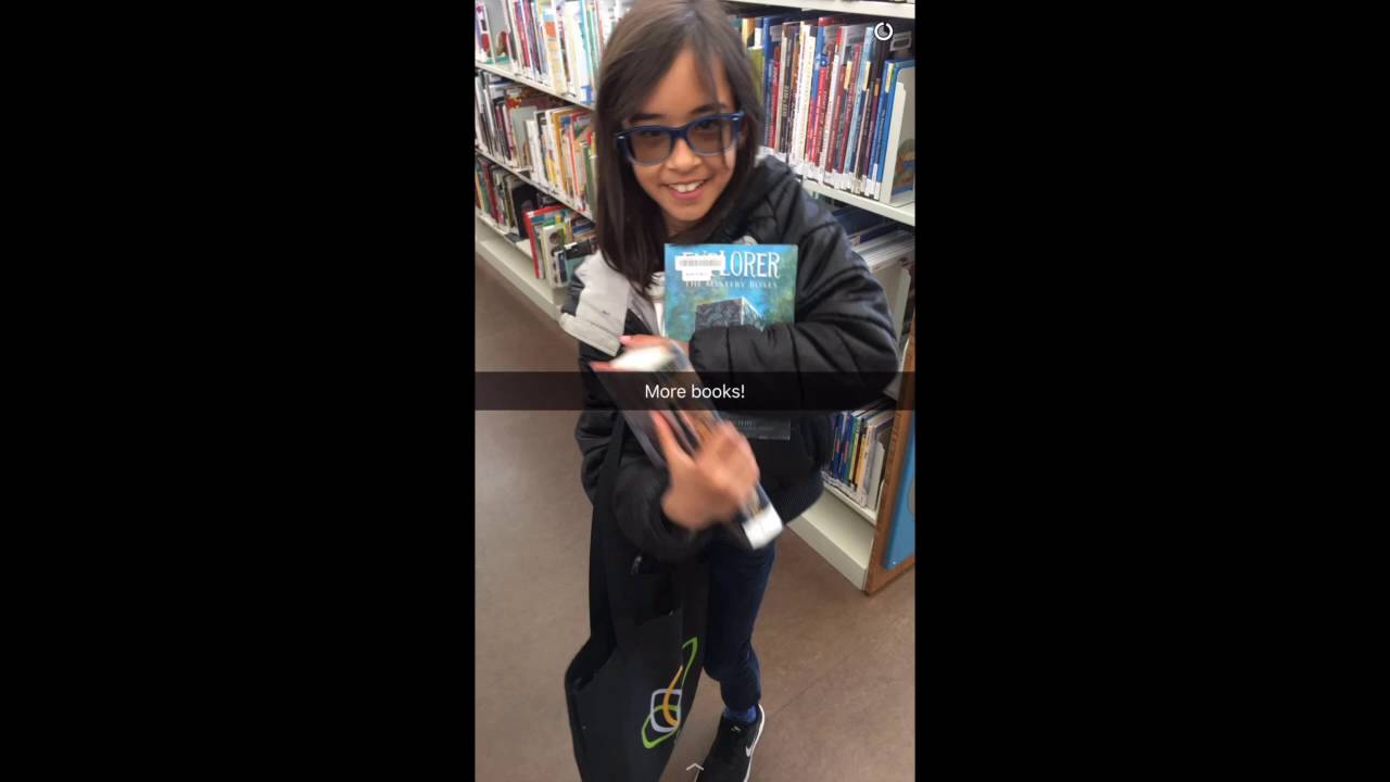 Snapchat Visit to the Library