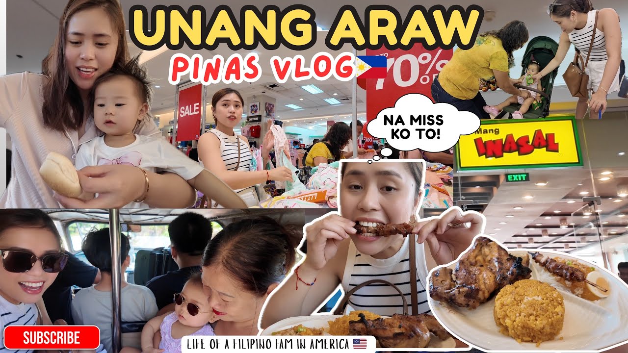 UNANG ARAW NAMIN SA PINAS | SOBRANG NA MISS KO TO | ANDAMING GANAP NS AGAD #pinaylifeinusa