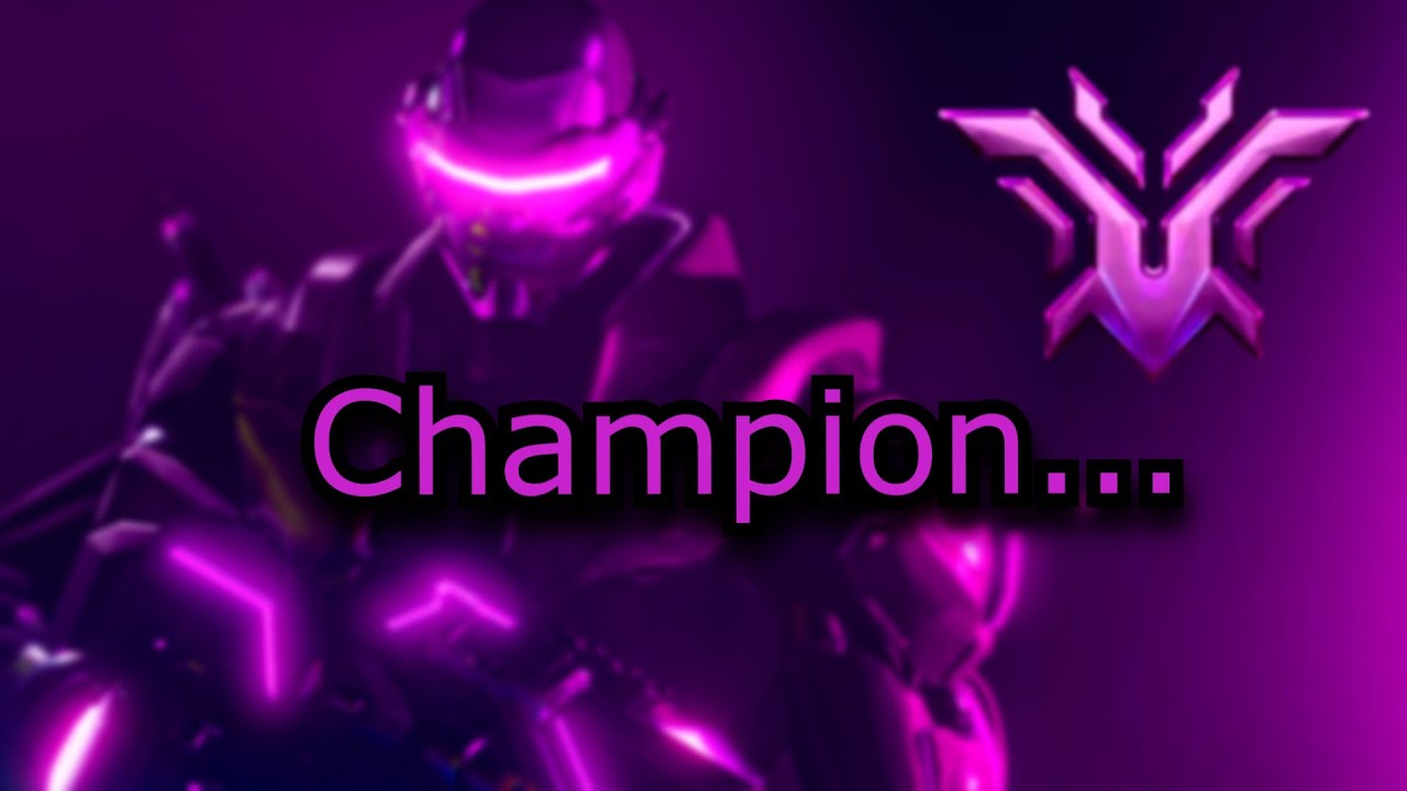 I got CHAMPION on SOLDIER 76!