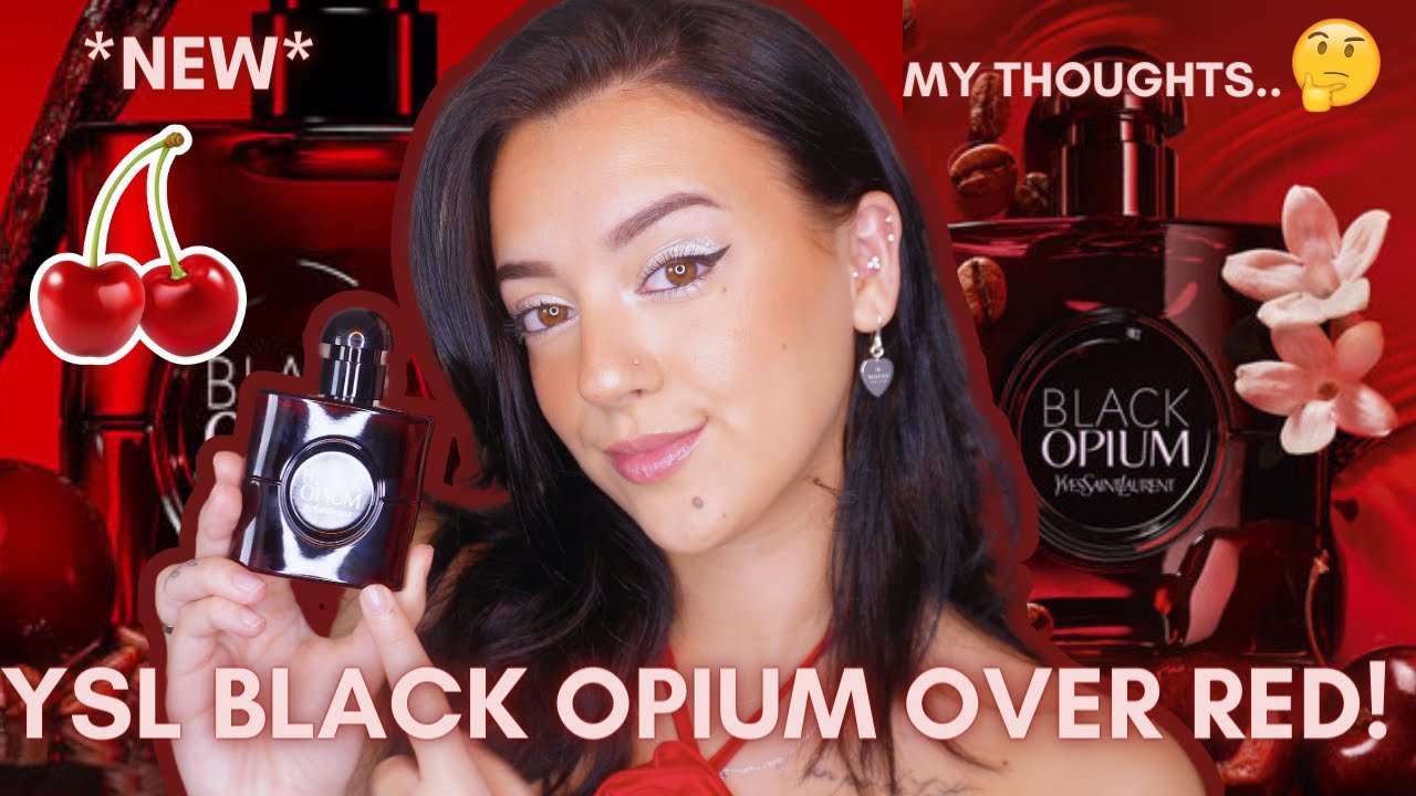 ❤️🍒*NEW* YSL Black Opium Over Red Review...❤️🍒