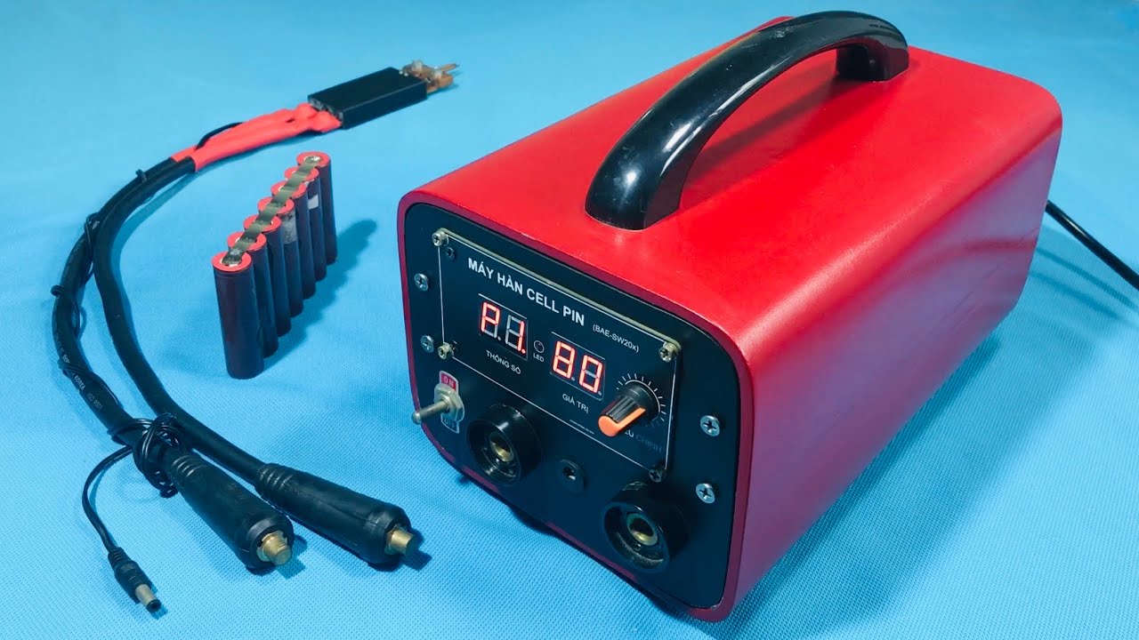 How to Make a Battery Cell Welding Machine from a Microwave Transformer and PVC Plastic V3