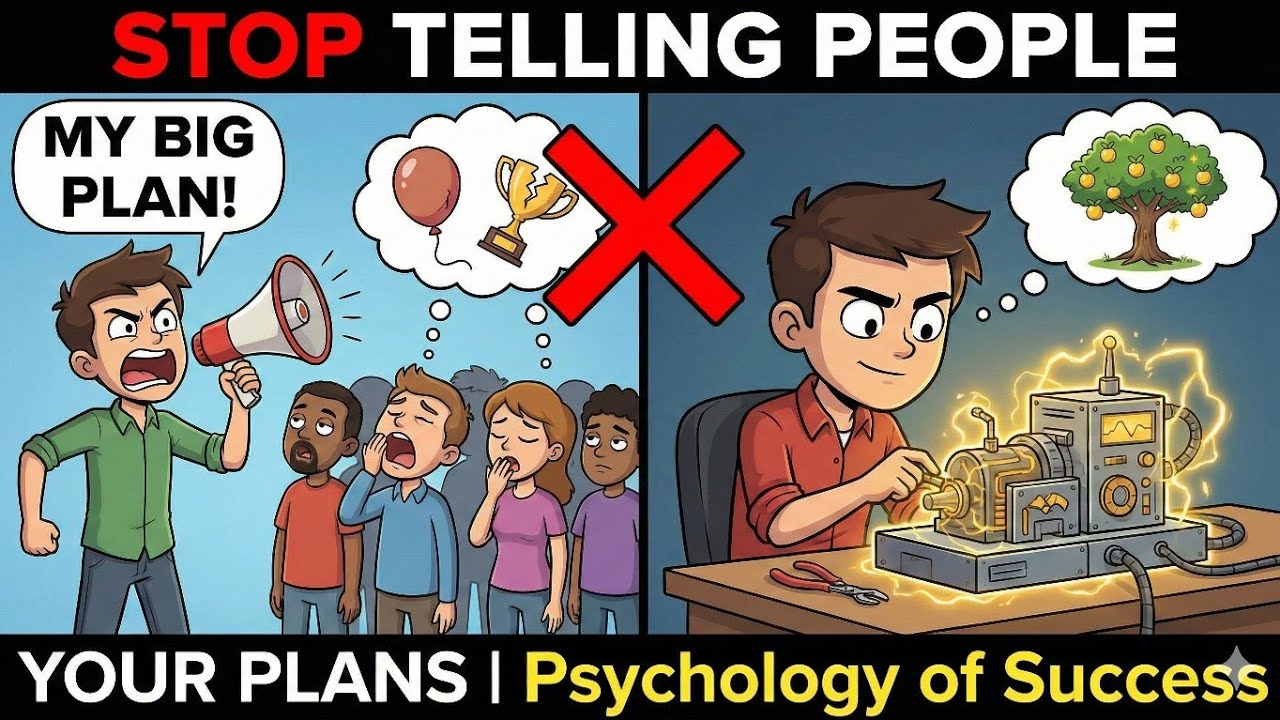 Stop Telling People Your Plans | The Psychology of Success