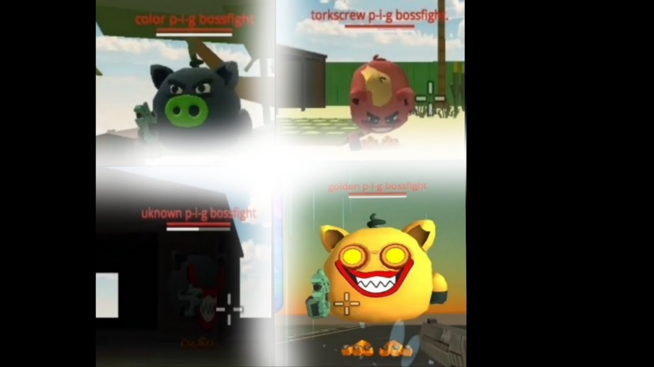 Chicken gun 1 all bosses (no death)