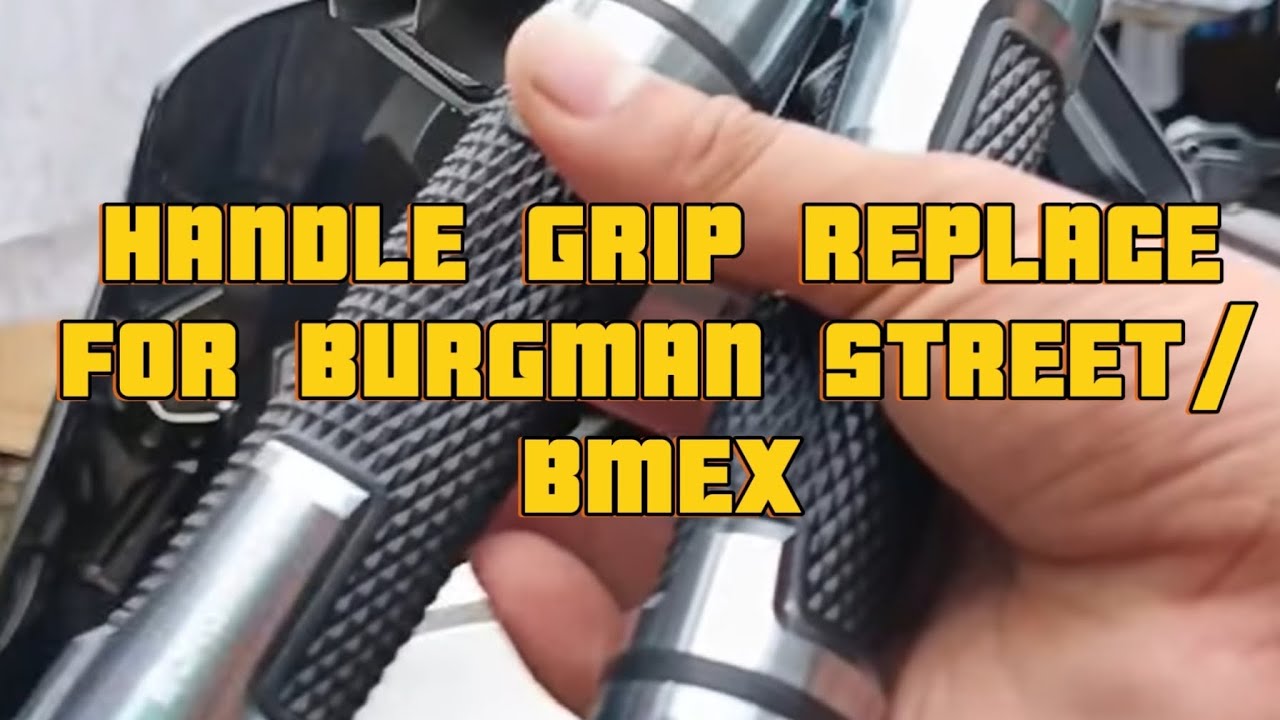 BURGMAN STREET/BMEX Handle Grip Replacement #burgmanstreet #burgman #burgmanstreet125 