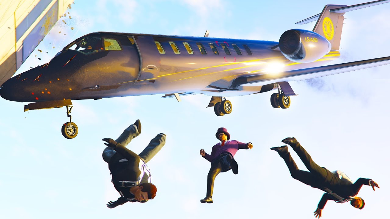 Unser sturz aus dem Flugzeug in GTA Online!