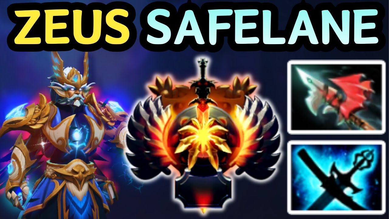 🔥 ZEUS CARRY RIGHT CLICK PURE DAMAGE | DOTA 2 GAMEPLAY 🔥