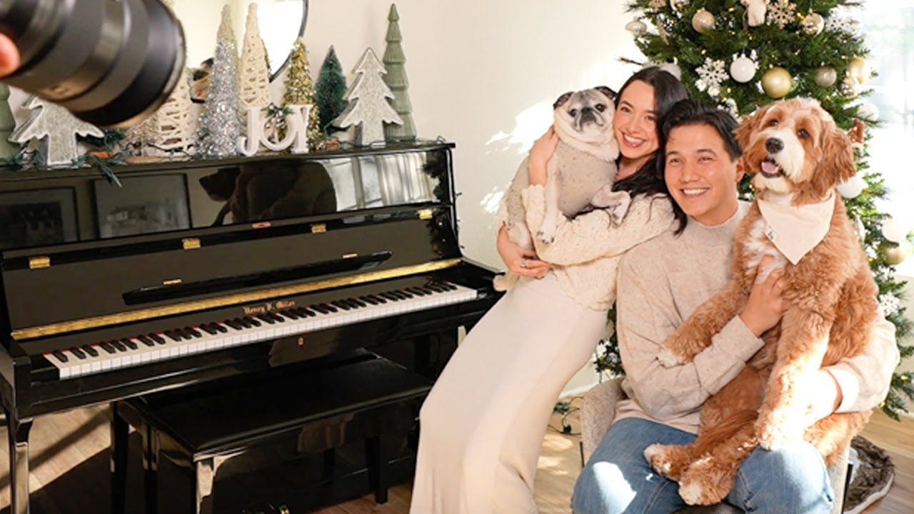 Making Our First Family Christmas Card!