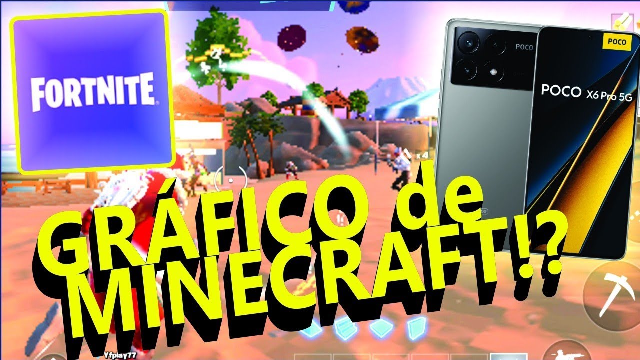 FORTNITE: 90 FPS GRÁFICO no BAIXO no POCO X6 PRO - NÃO deu BOM!