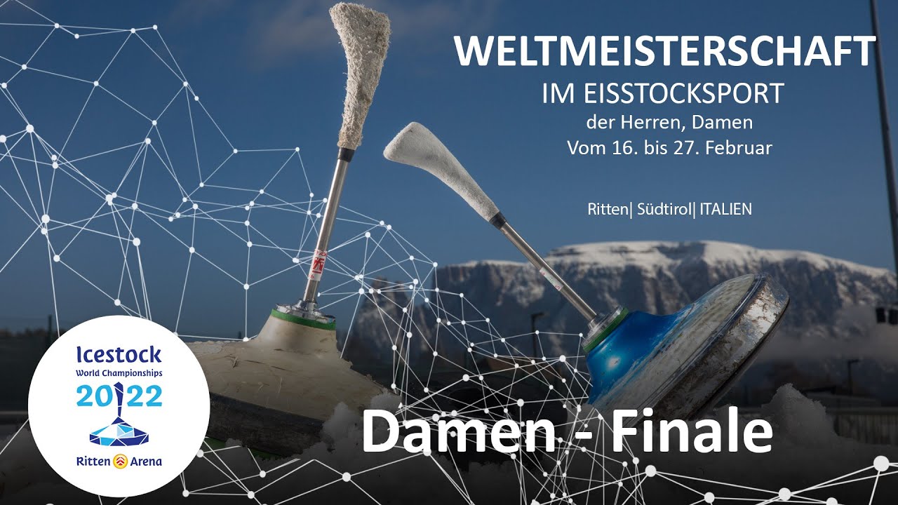 Mannschaftsspiel Damen | Finale | Eisstock WM 2022 Ritten Arena