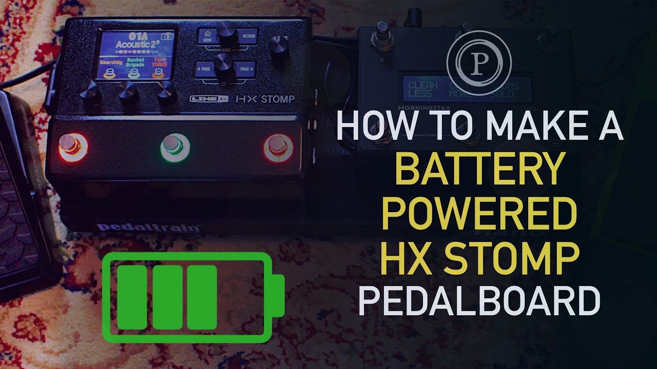 How To Make A Battery Powered HX Stomp Pedalboard