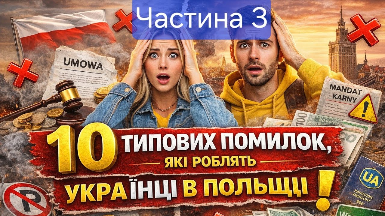 10 типових помилок Українців у Польщі, яких легко уникнути (частина 3)