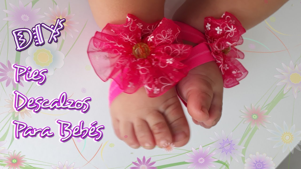 👣DIY: Pies Descalzos Para Bebés (Fácil) / Mariu Belo