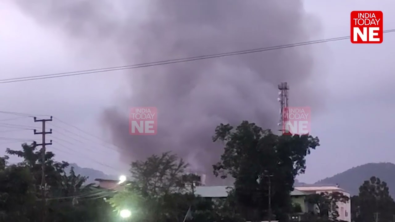 Manipur: Official residence of state Minister Nemcha Kipgen burnt down in Imphal