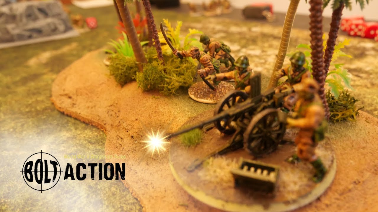Bolt Action Battle Report! U.S vs Japan