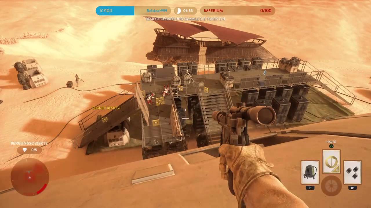 Star Wars Battlefront - Battle on Tatooine Master Difficulty + Unstoppable Bonus Guide