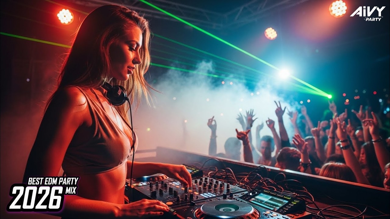 🔥 Ultimate Bass Boosted EDM Party Mix 2026 (Vol.92) 🎧 Night Drive & Festival Drops | AIVY PARTY
