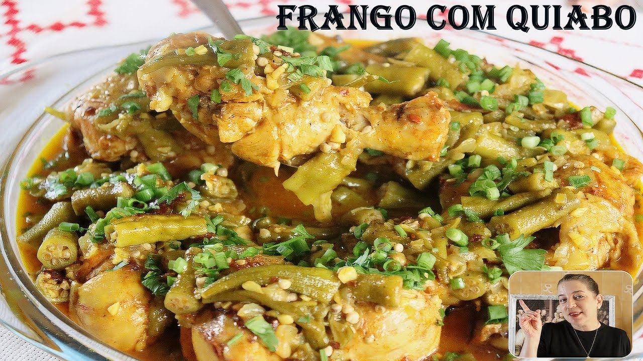 COMO FAZER FRANGO COM QUIABO