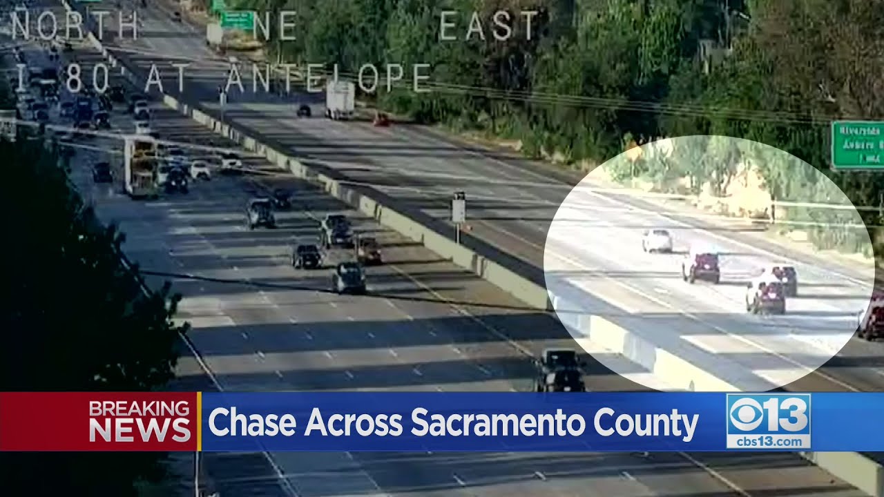 Suspect Leads Chase Across Sacramento