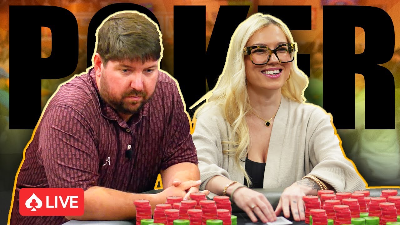 Brittany RISKS It All In LIVE CASH POKER With Chase